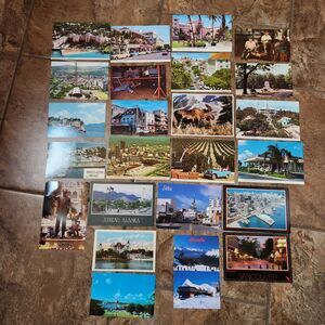 Vintage Postcard Lot – Disney World, Thousand Islands & Gettysburg Collectibles